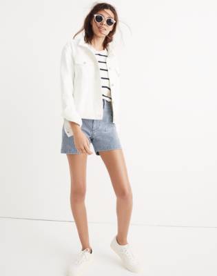 madewell white jean jacket