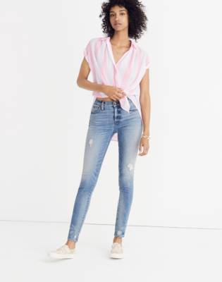 madewell jeans 9 high rise skinny