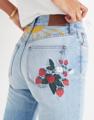 madewell strawberry jeans