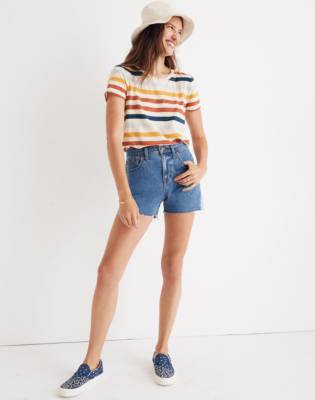 madewell high rise shorts