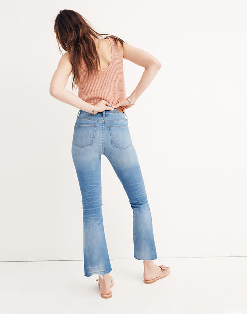 Women's Petite Cali Demi-Boot Jeans in Bronson Wash: Button-Front 