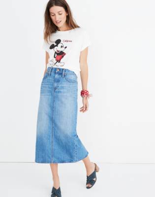 midi jean skirt 2019