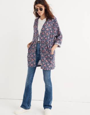 madewell short robe jacket