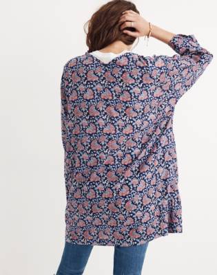 madewell short robe jacket