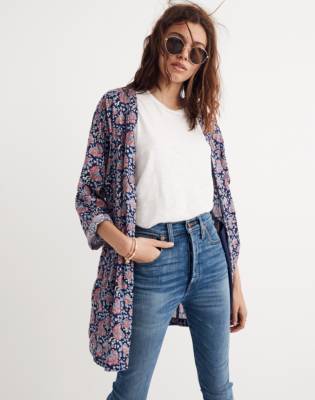 madewell short robe jacket