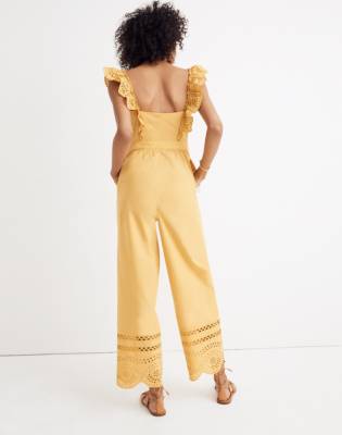 madewell yellow jumpsuit