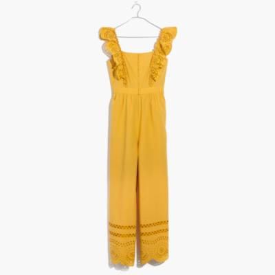 madewell yellow jumpsuit