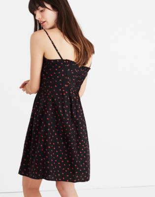 Madewell denim pintuck cami hot sale dress