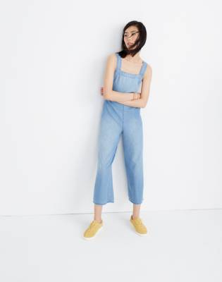 madewell denim apron dress