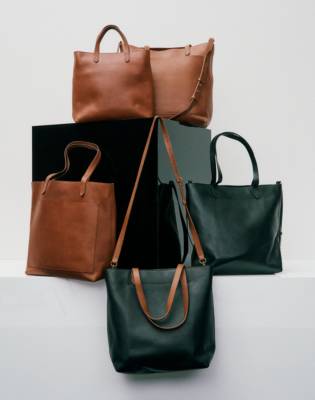 madewell zip top transport tote