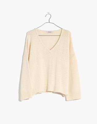 madewell white sweater