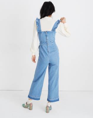 ruffle overalls