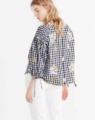 innika choo gingham top