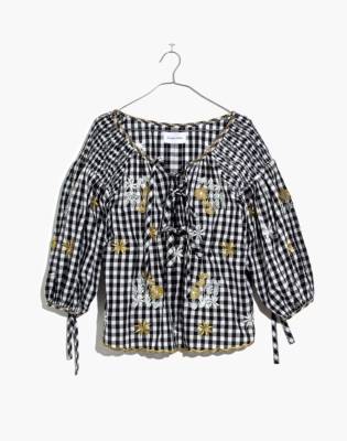 innika choo gingham top