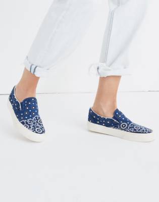 vans bandana slip on