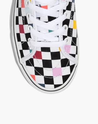 party checkered vans