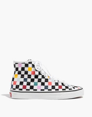 party checkered vans