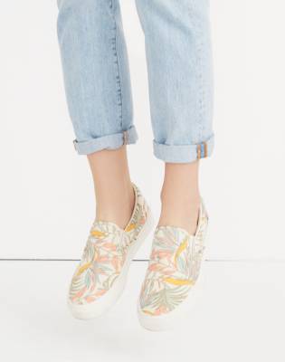 vans classic slip on floral