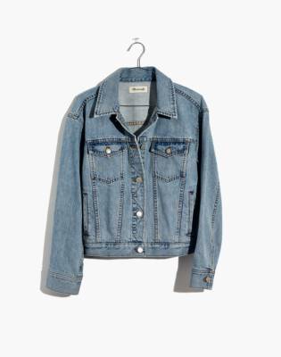 cropped jean jacket