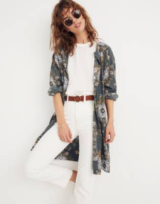 madewell short robe jacket