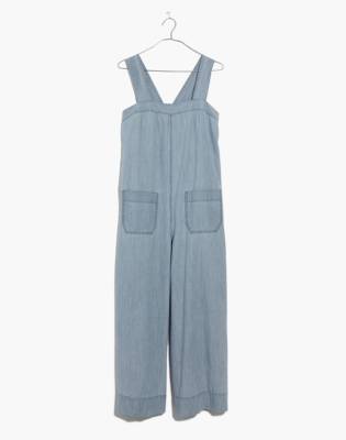 denim chambray jumpsuit