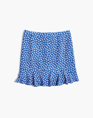 Women's Ruffle-Edge Skirt in Mini Daisy 