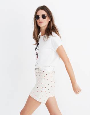 madewell strawberry shorts