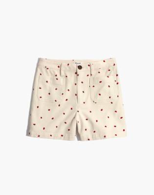 madewell strawberry shorts