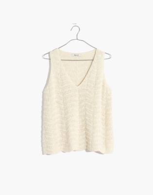 madewell crochet top