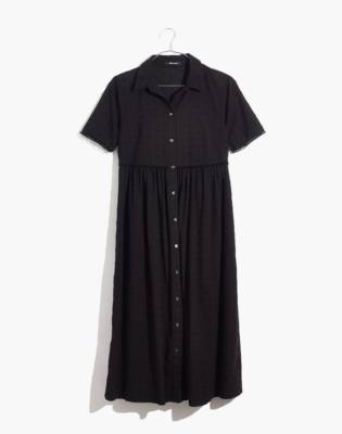 clipdot midi shirtdress