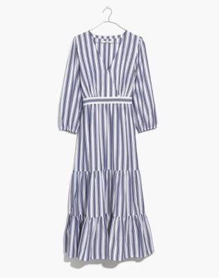 madewell ruffle edge dress