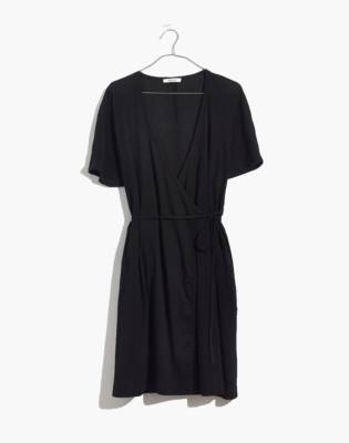 madewell gauze wrap dress