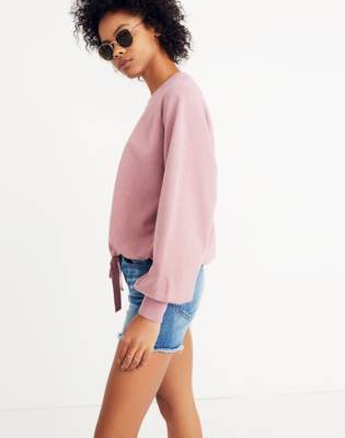 madewell bubble sleeve sweater