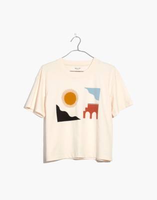 sun graphic shirt