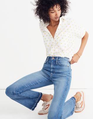 madewell rigid flare jeans