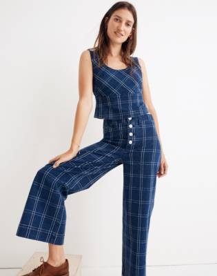 madewell grid pants