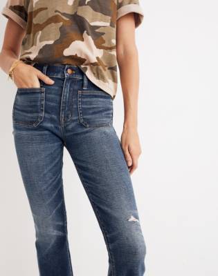 madewell heart patch jeans