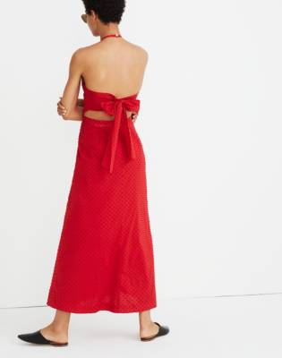 madewell halter dress