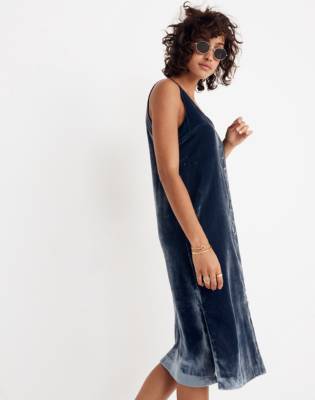 velvet dress madewell