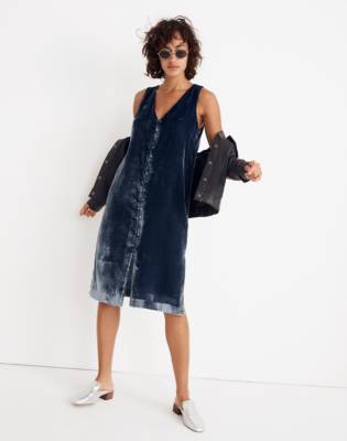 velvet dress madewell