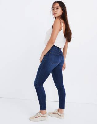 Tall Curvy High-Rise Skinny Jeans in Danny Wash: TENCEL™ Denim Edition