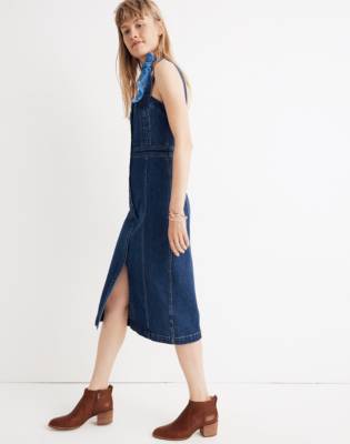 madewell overall dress