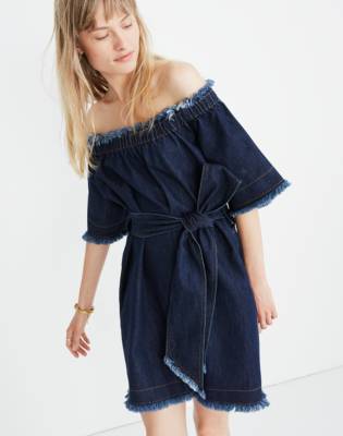 karen walker denim dress