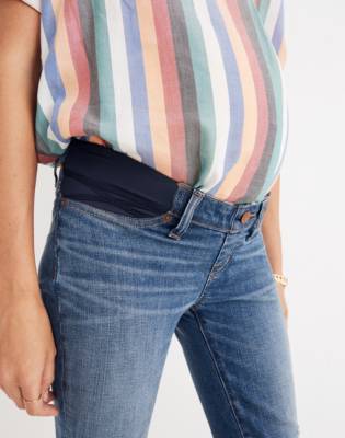 madewell side panel maternity jeans