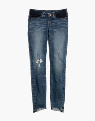 madewell side panel maternity jeans