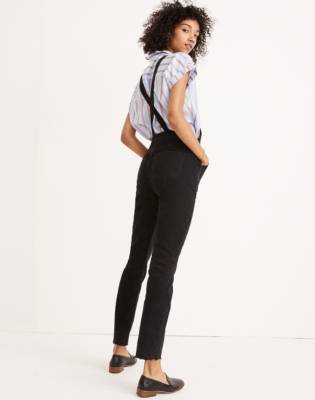 madewell black overalls