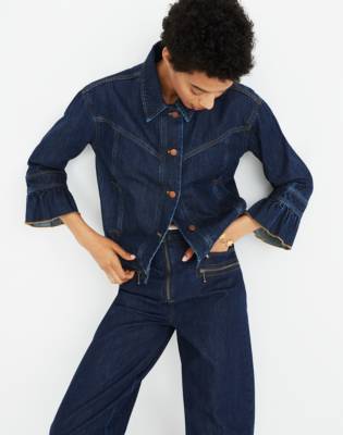 madewell short sleeve denim jacket