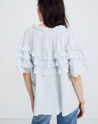 ruffle top shirt