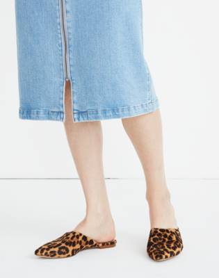 Remi Mule in Leopard Calf Hair | Madewell