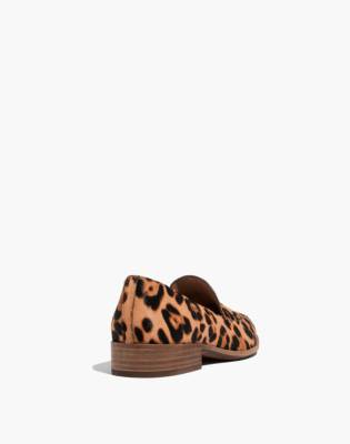 madewell frances leopard loafers